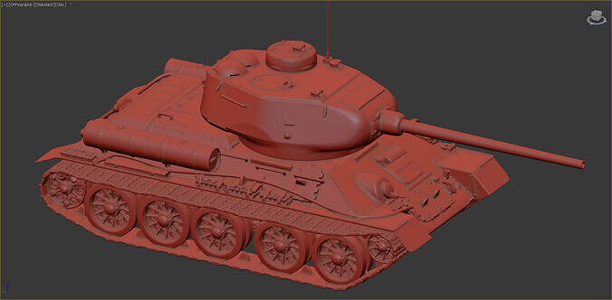 T-34-85 Free 3D print model