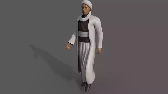 Arab style Character Walk Animation for Unreal and Unity 