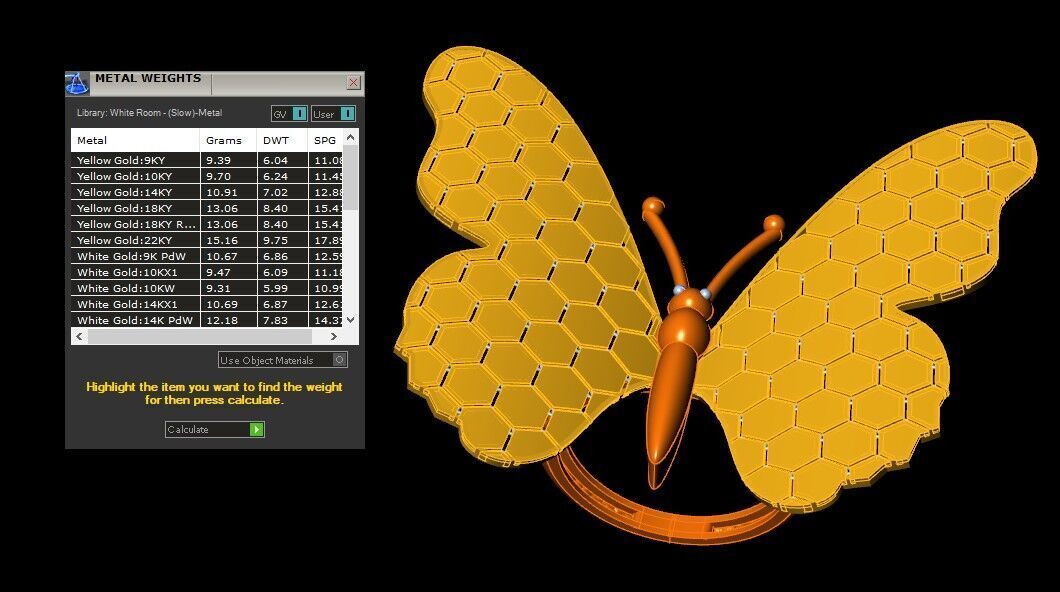 Ethereal Butterfly Ring 3D print model_2