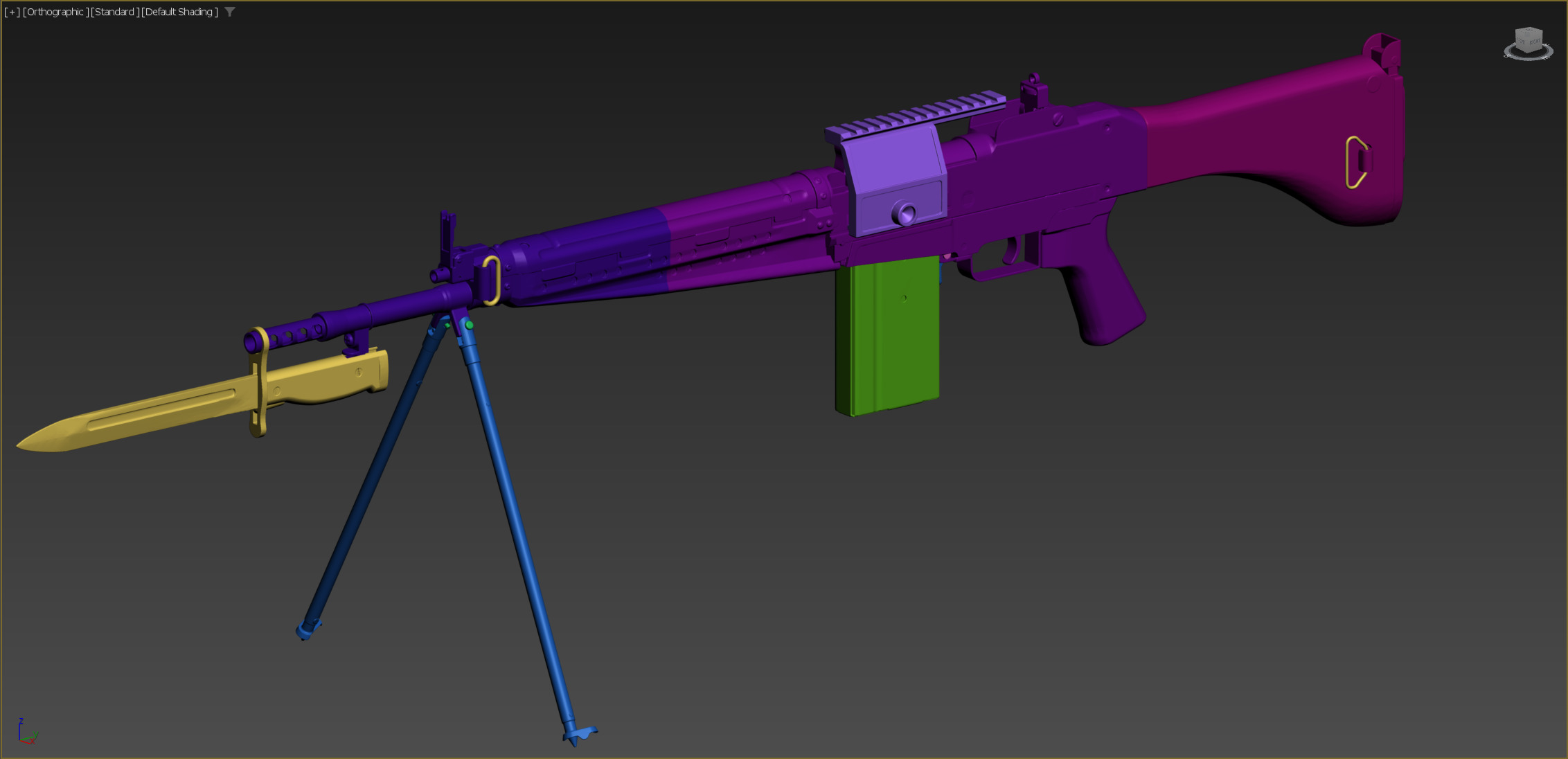 Type 64 HOWA 1 by 1 for cosplay  3D print model_2