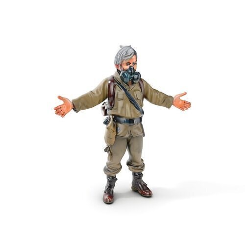 PostApocalyptic Survivor Rigged and Animated Character Model Low-poly 3D model