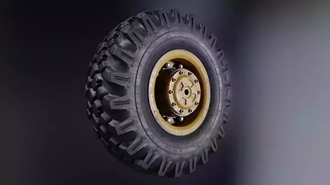 Wheel - Off-Road 3D model