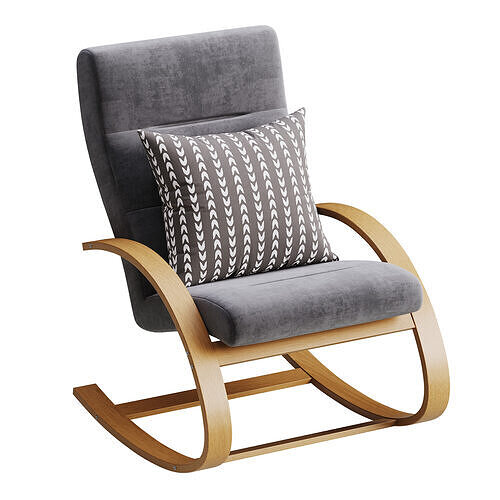 Krosbi Rocking Chair 3D model 7