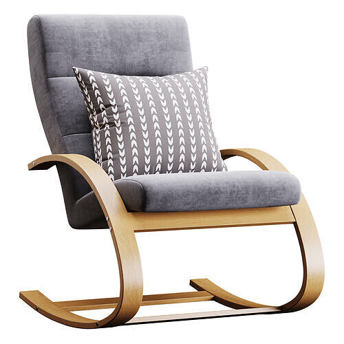 Krosbi Rocking Chair 3D model 3