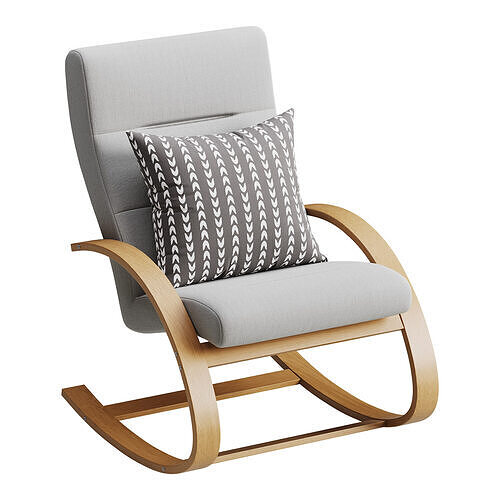 Krosbi Rocking Chair 3D model 5