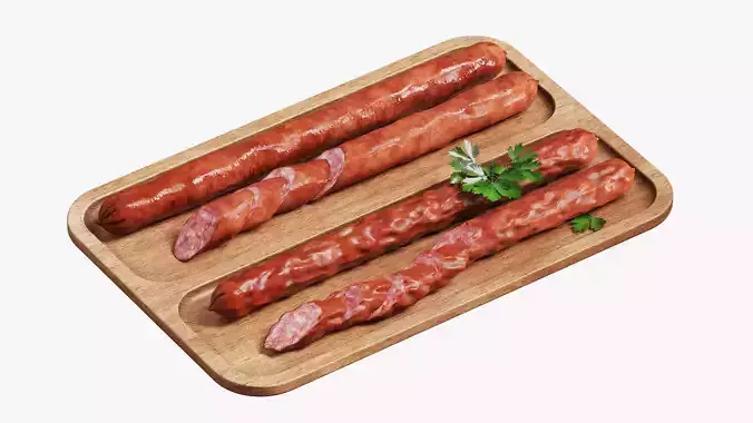Set of hunting sausages