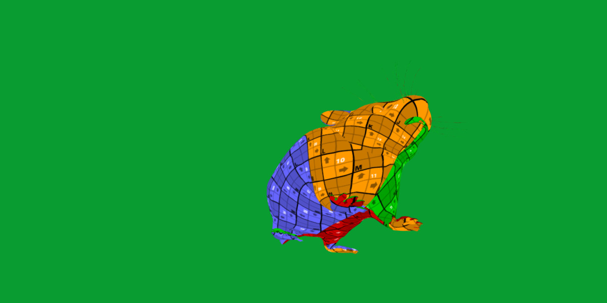 Roborovski Dwarf Hamster Low-poly 3D model_30