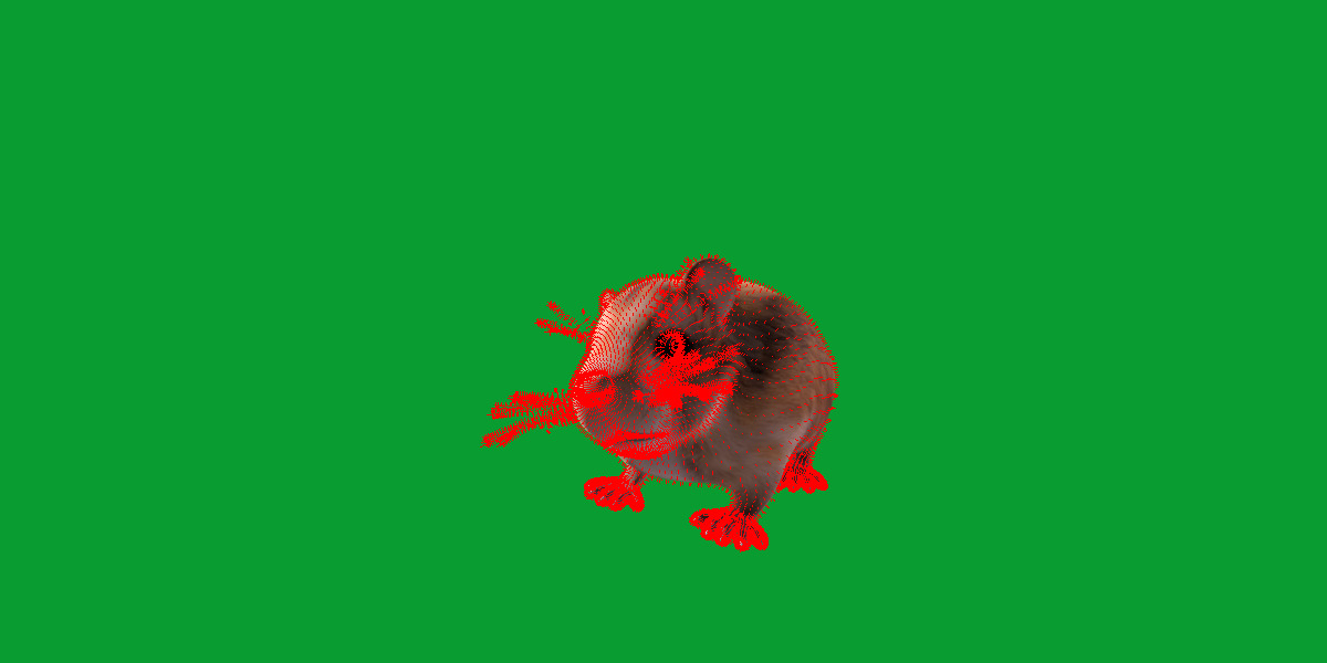 Roborovski Dwarf Hamster Low-poly 3D model_26