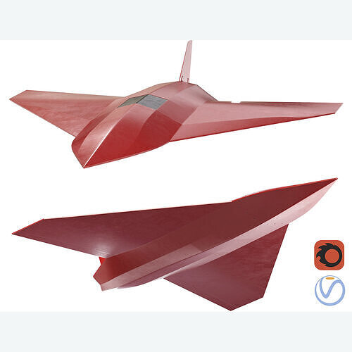 Hadid-110 kamikaze Dalahu drone 3D model