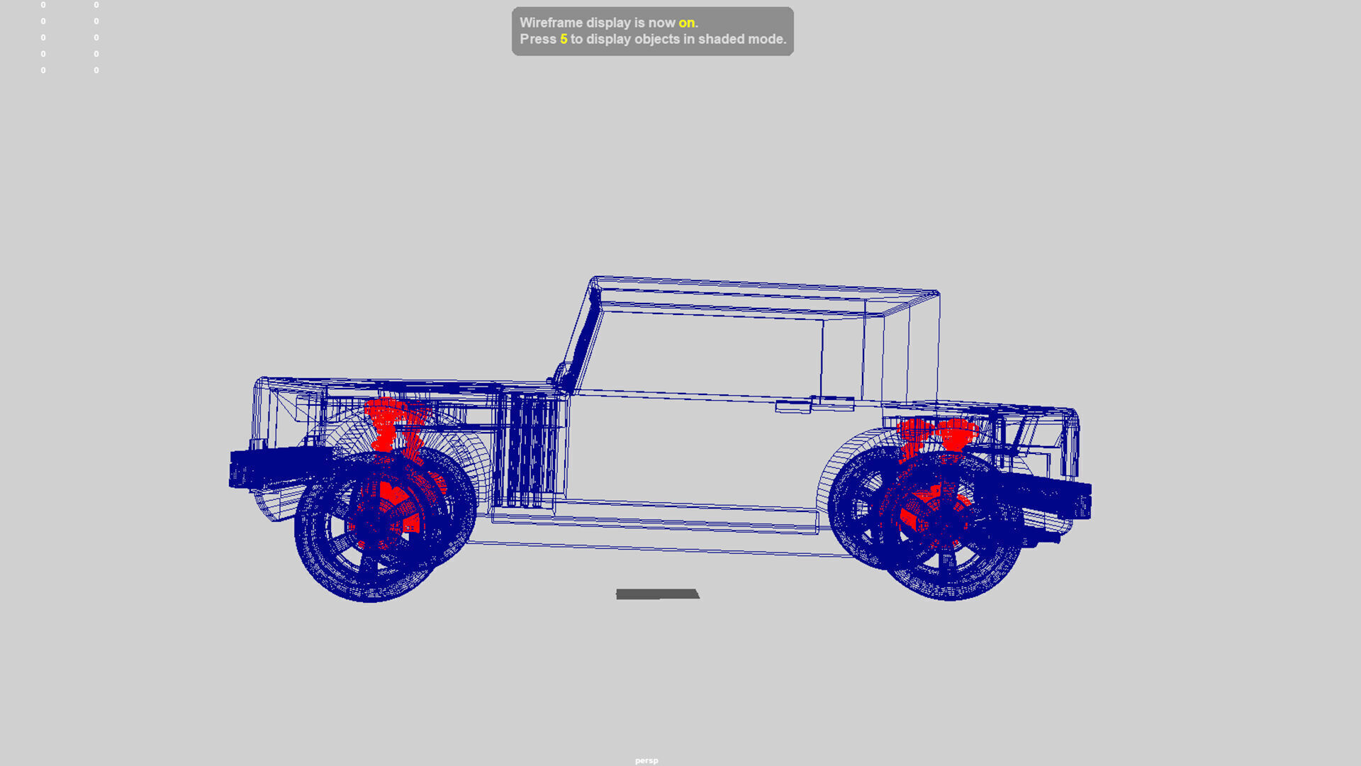 cartoon car rig model 3D model_6