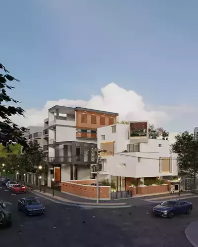 Residential Exterior Interior full Package - Sketchup 3D Scene