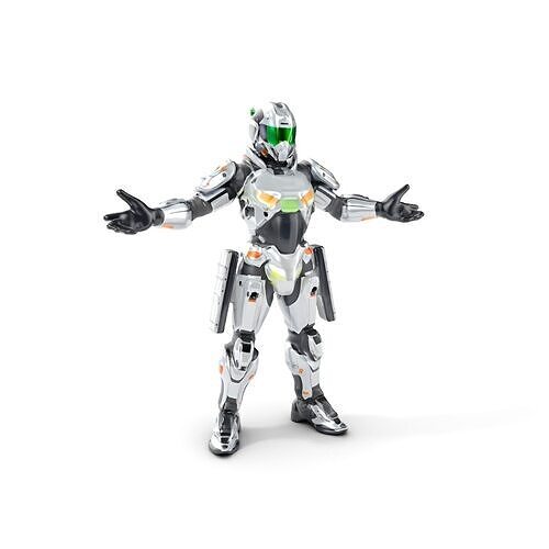 Futuristic Rigged and Animated Combat Robot Suit D Model Low-poly 3D model