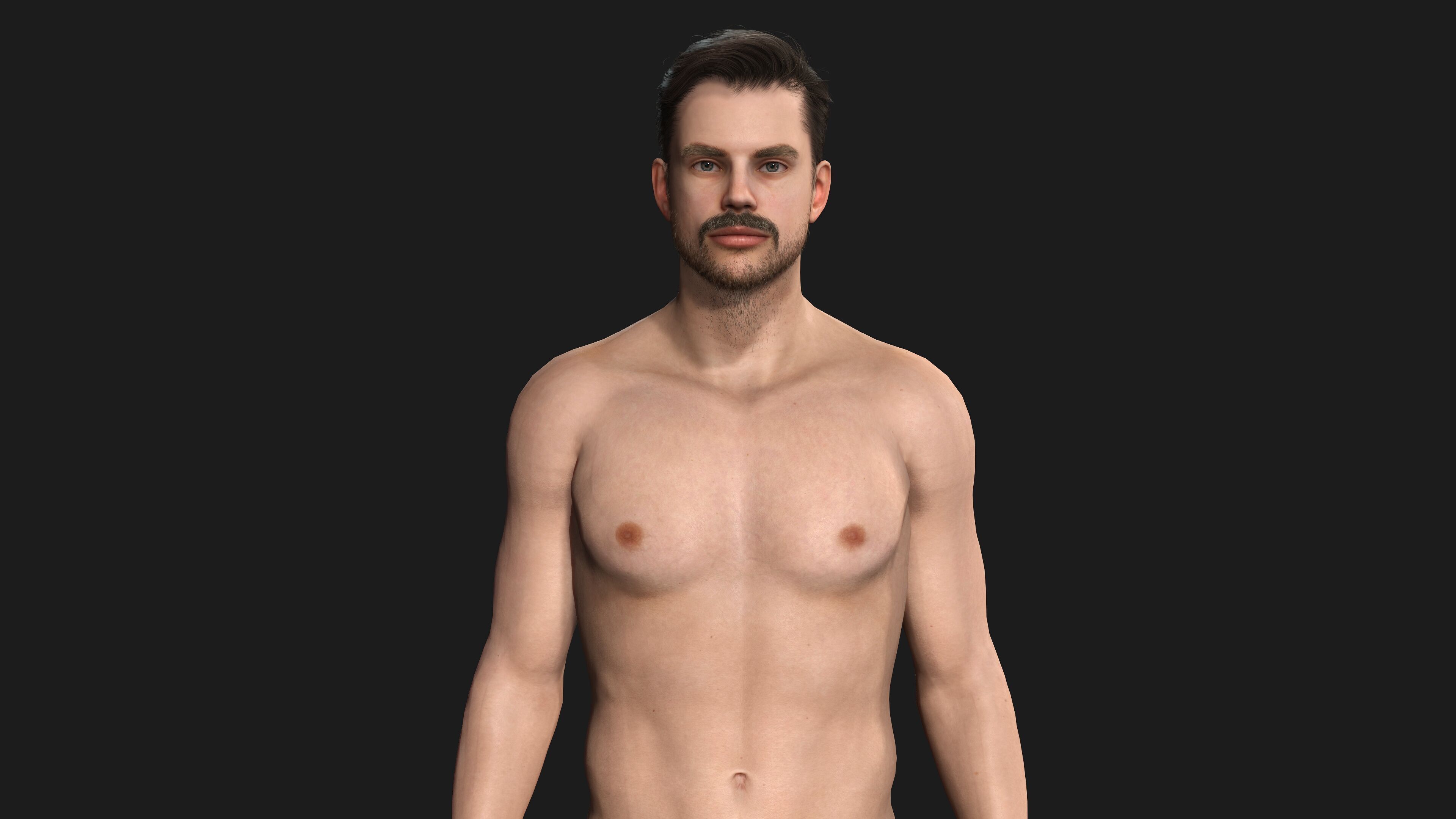 Human Base - Character 1 3D model_5