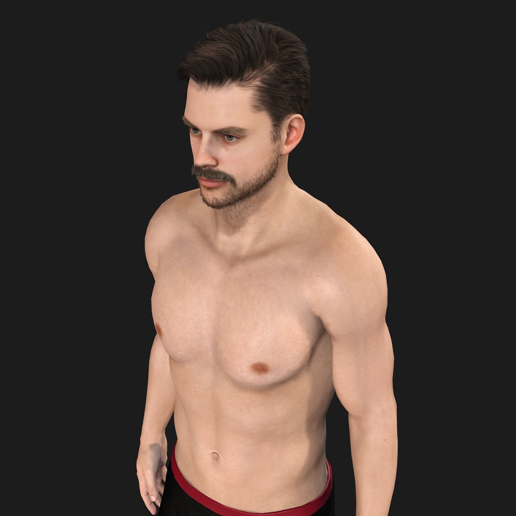 Human Base - Character 1 3D model_12