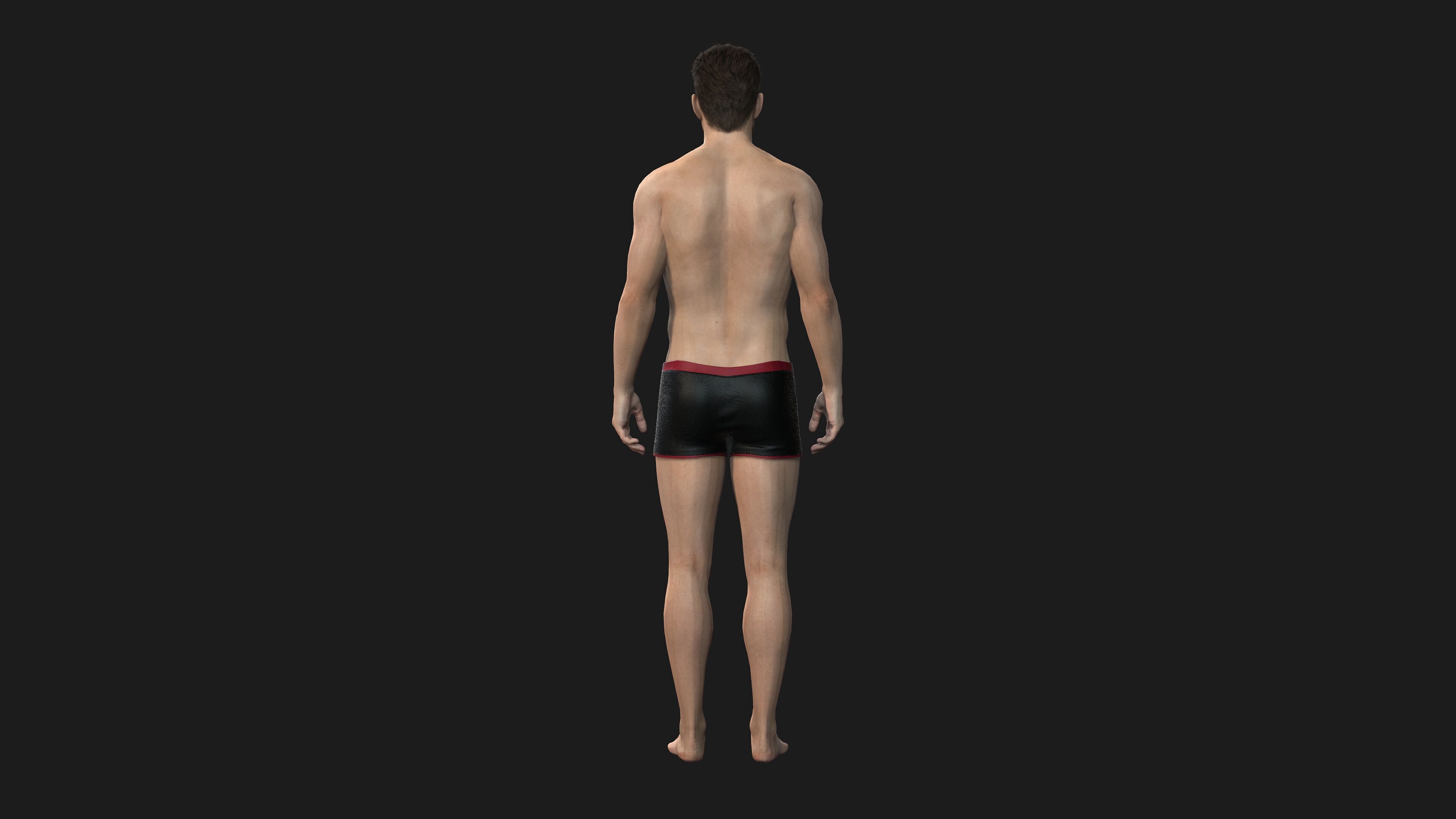 Human Base - Character 1 3D model_10