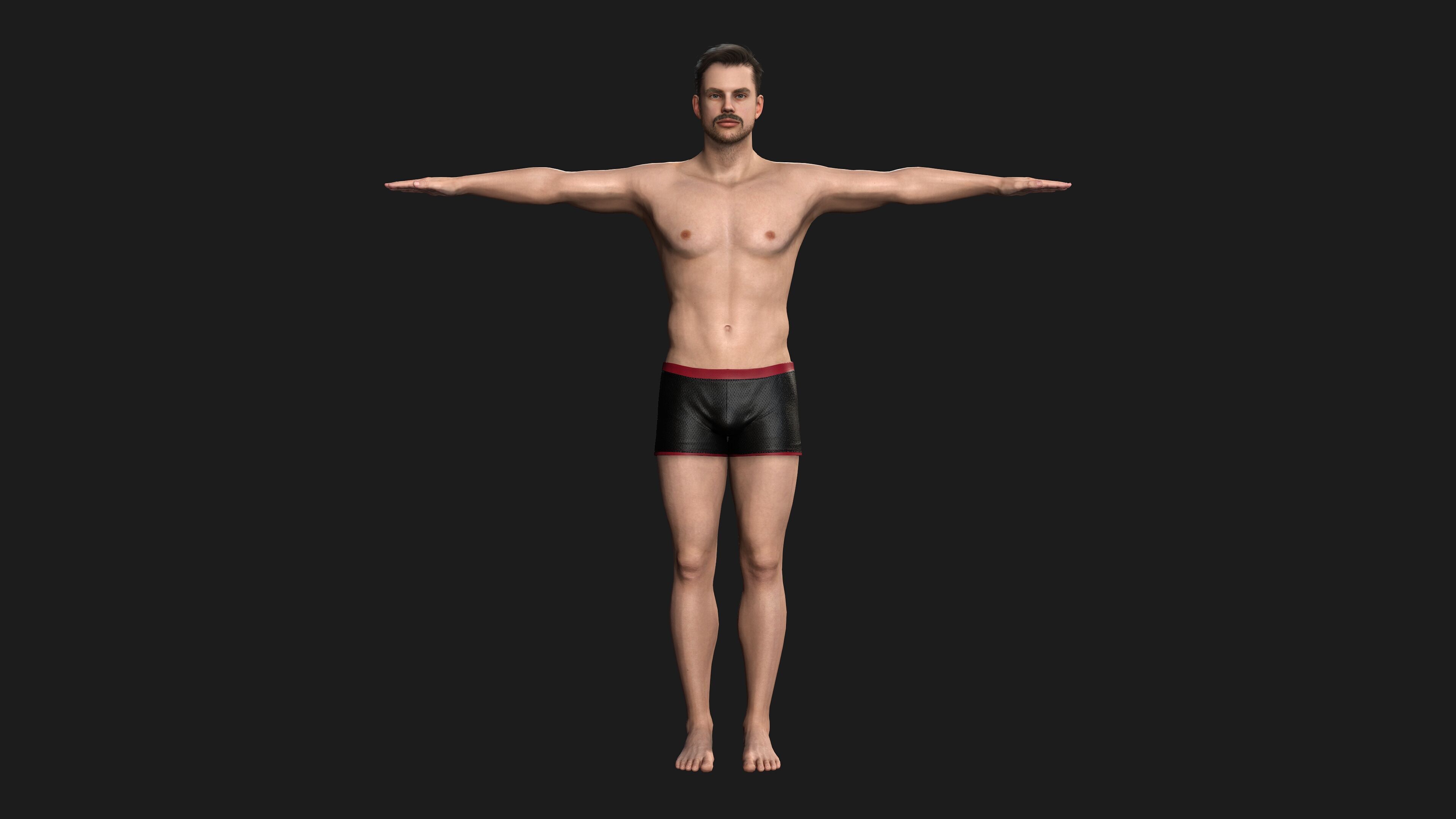 Human Base - Character 1 3D model_7