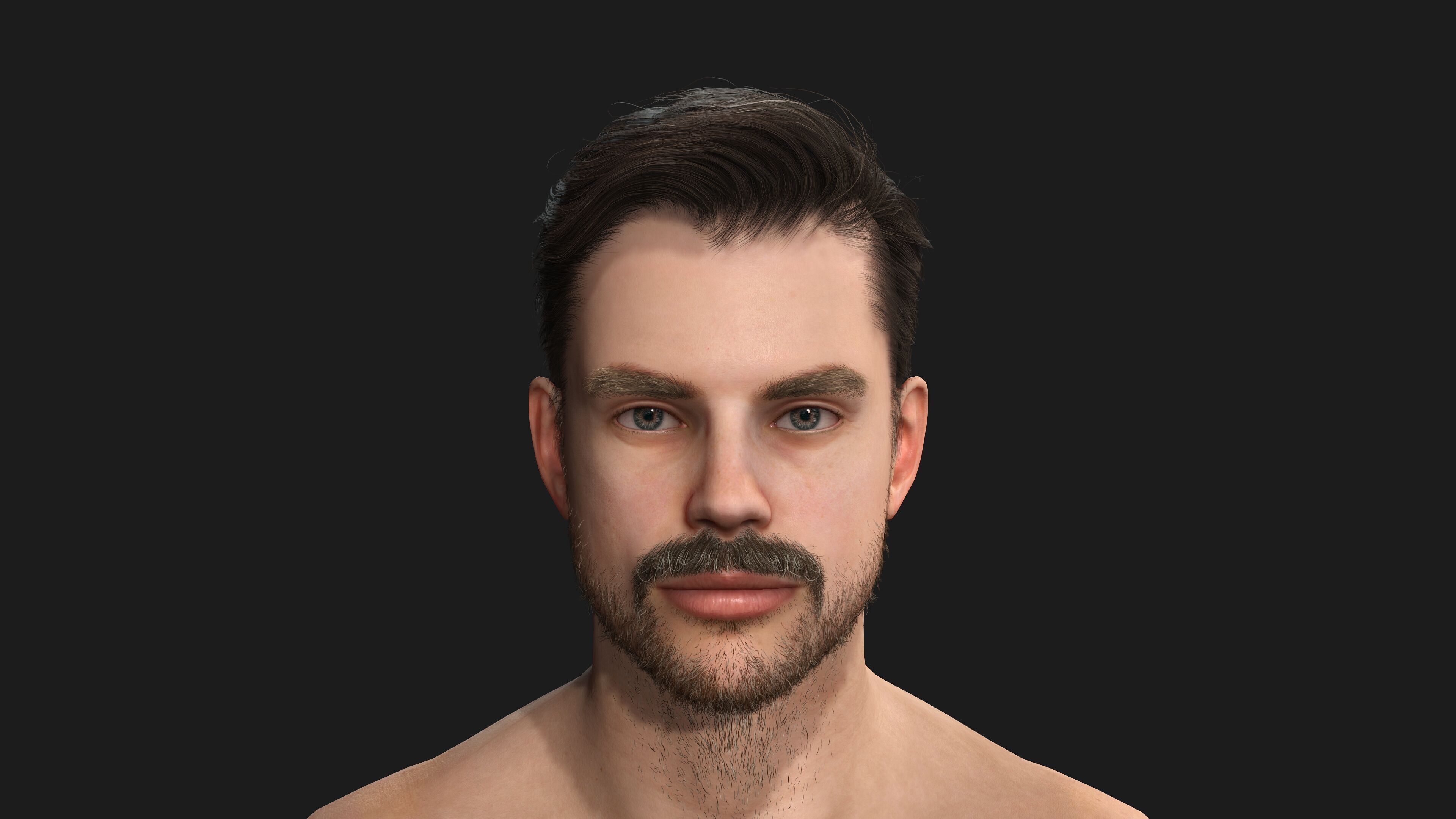 Human Base - Character 1 3D model_6