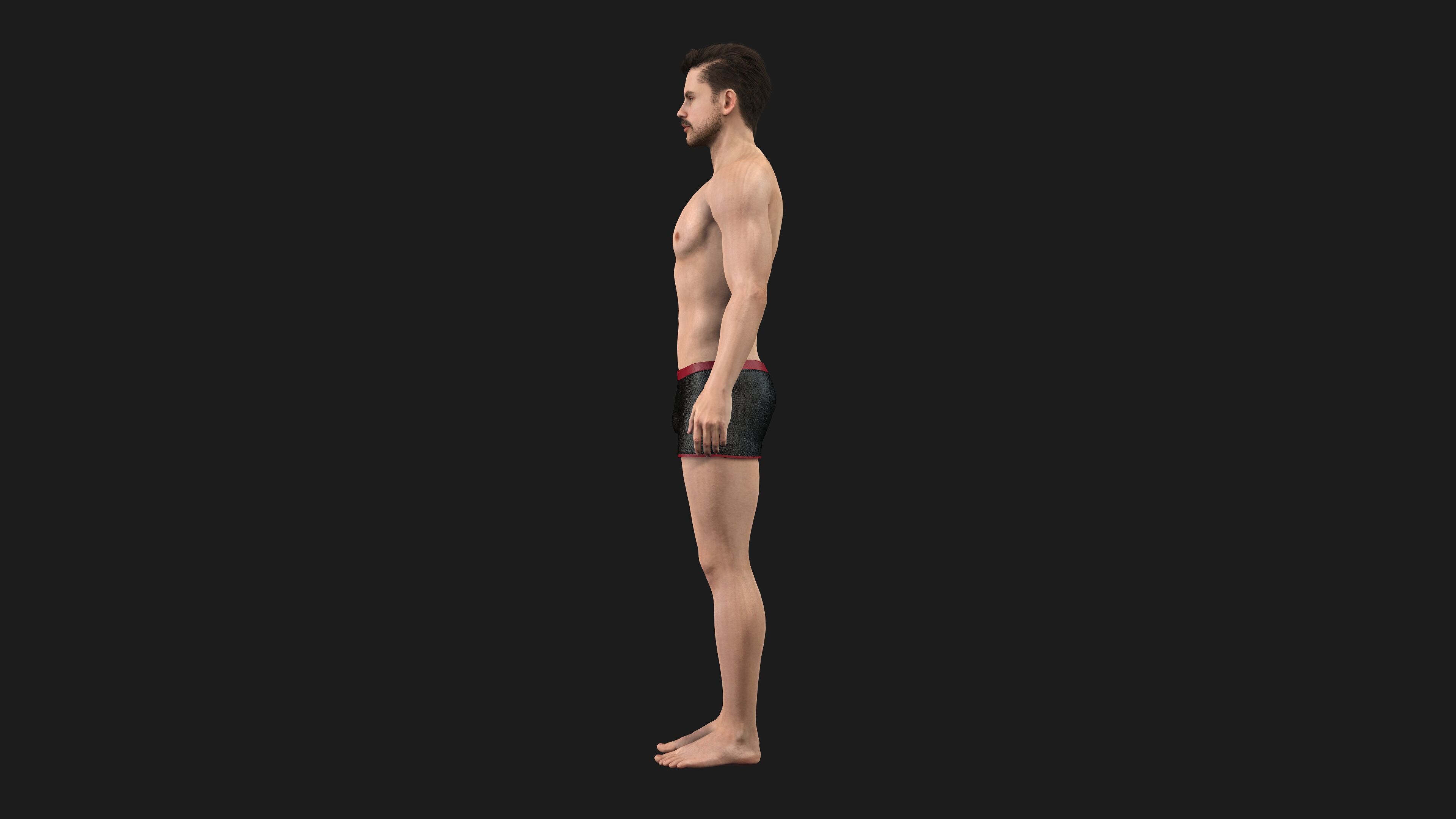 Human Base - Character 1 3D model_11