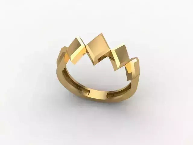Rhomboid ring 3D print model
