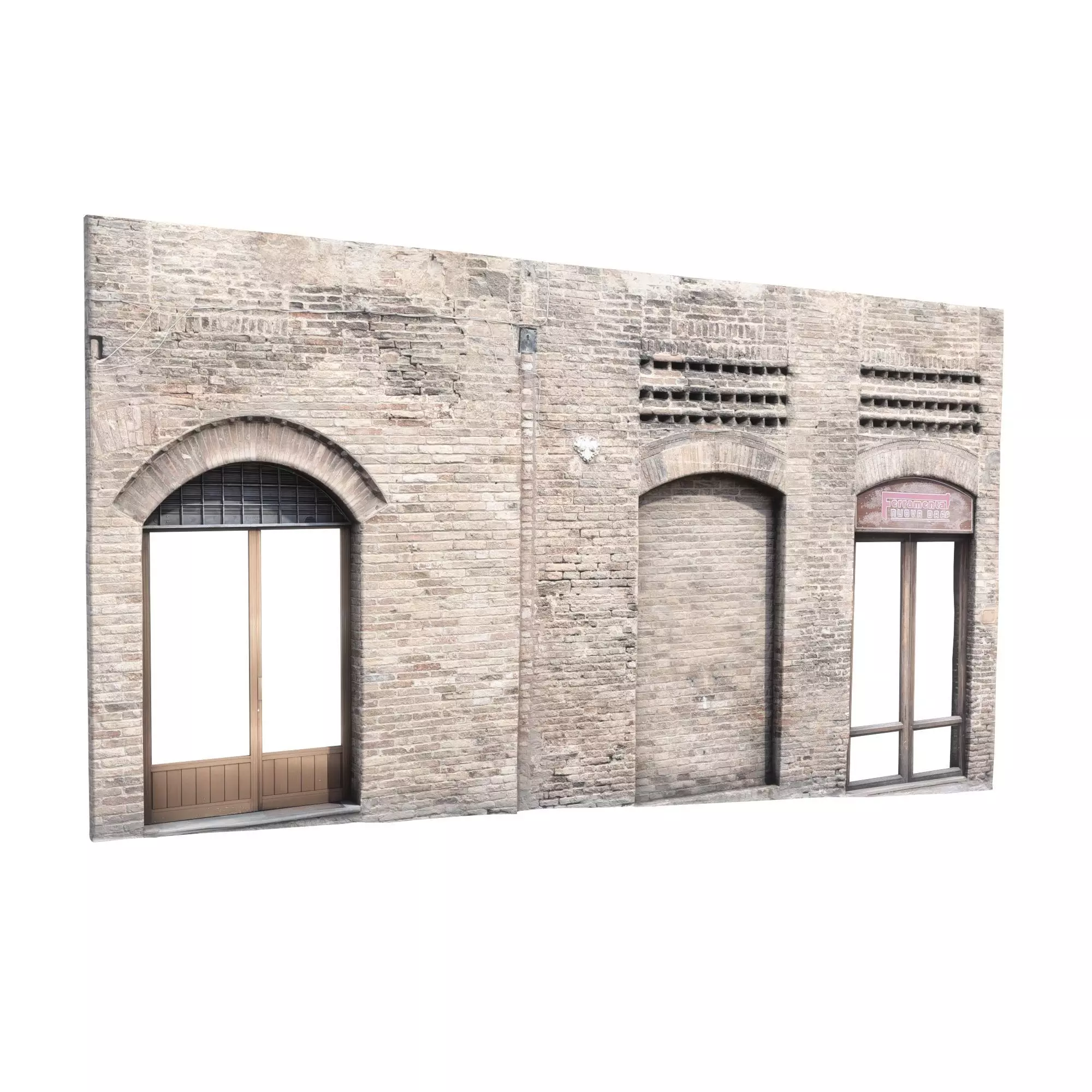 3D Scanned Italian Facade 005 3D model_0