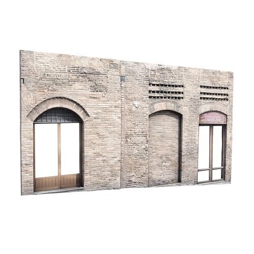 3D Scanned Italian Facade 005 3D model