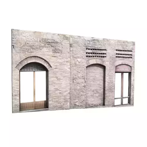 3D Scanned Italian Facade 005 3D model 3D Scanned Italian Facade 005 3D model
