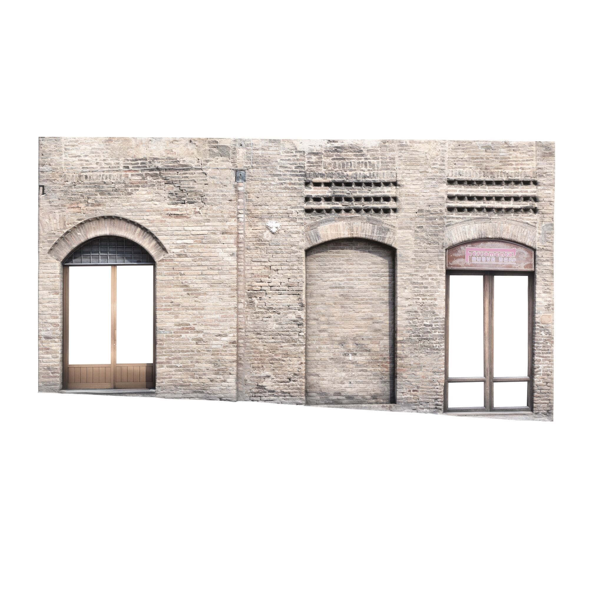 3D Scanned Italian Facade 005 3D model_4