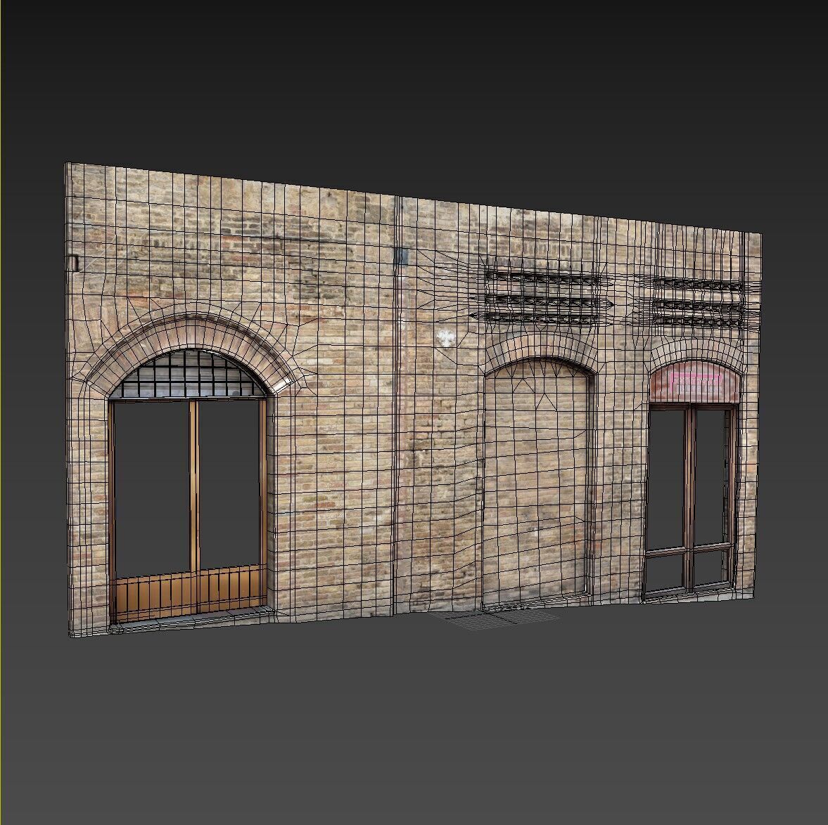 3D Scanned Italian Facade 005 3D model_7
