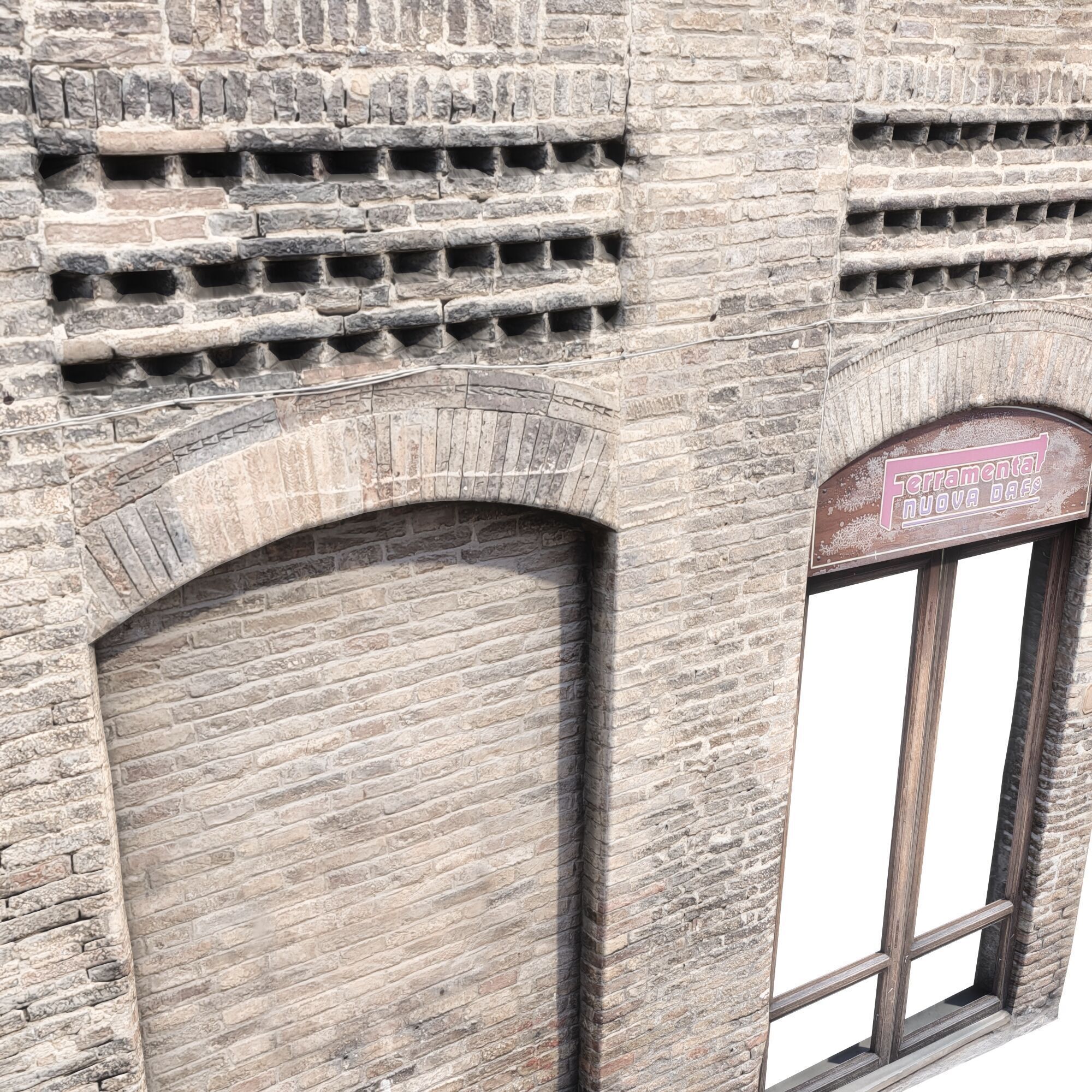 3D Scanned Italian Facade 005 3D model_2