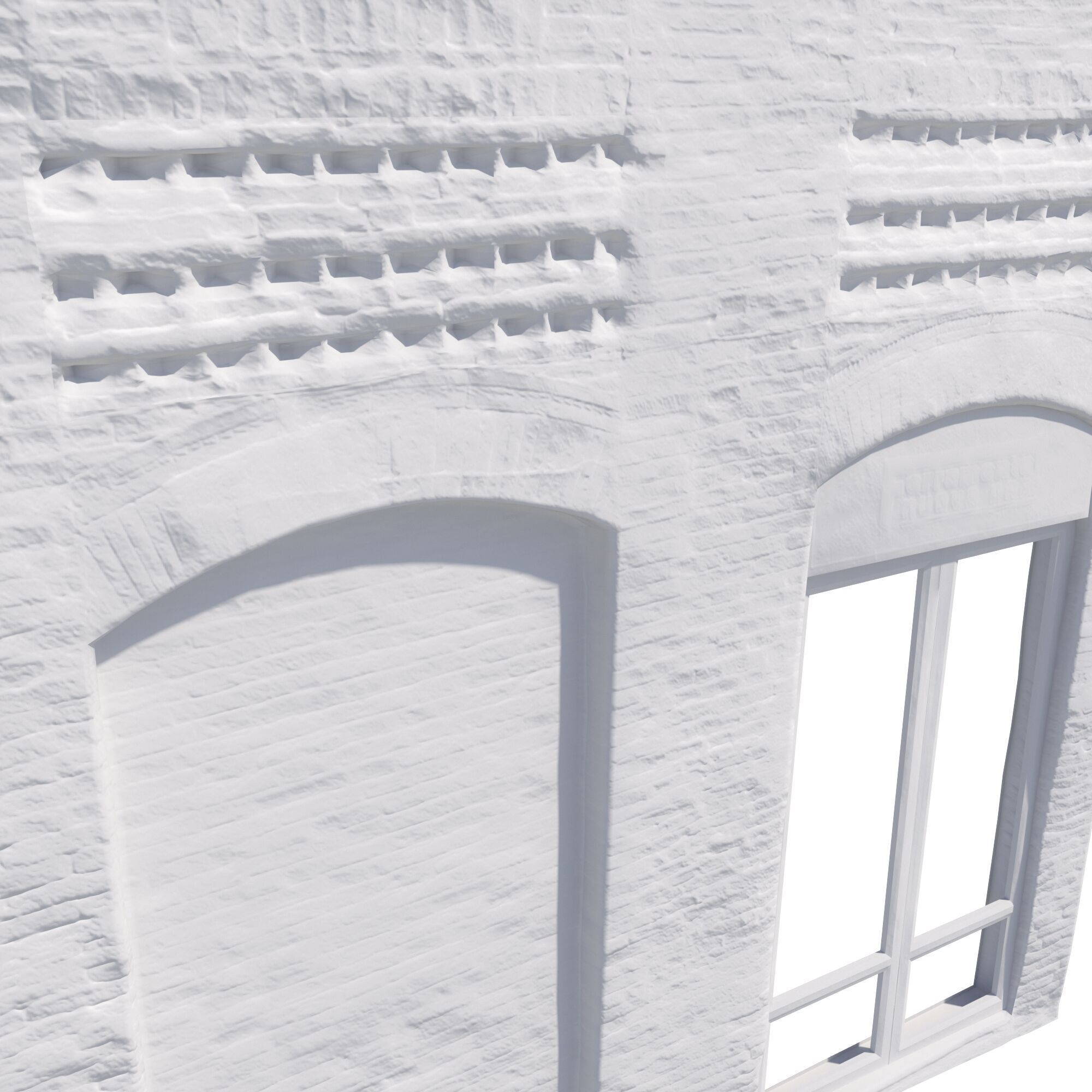 3D Scanned Italian Facade 005 3D model_3