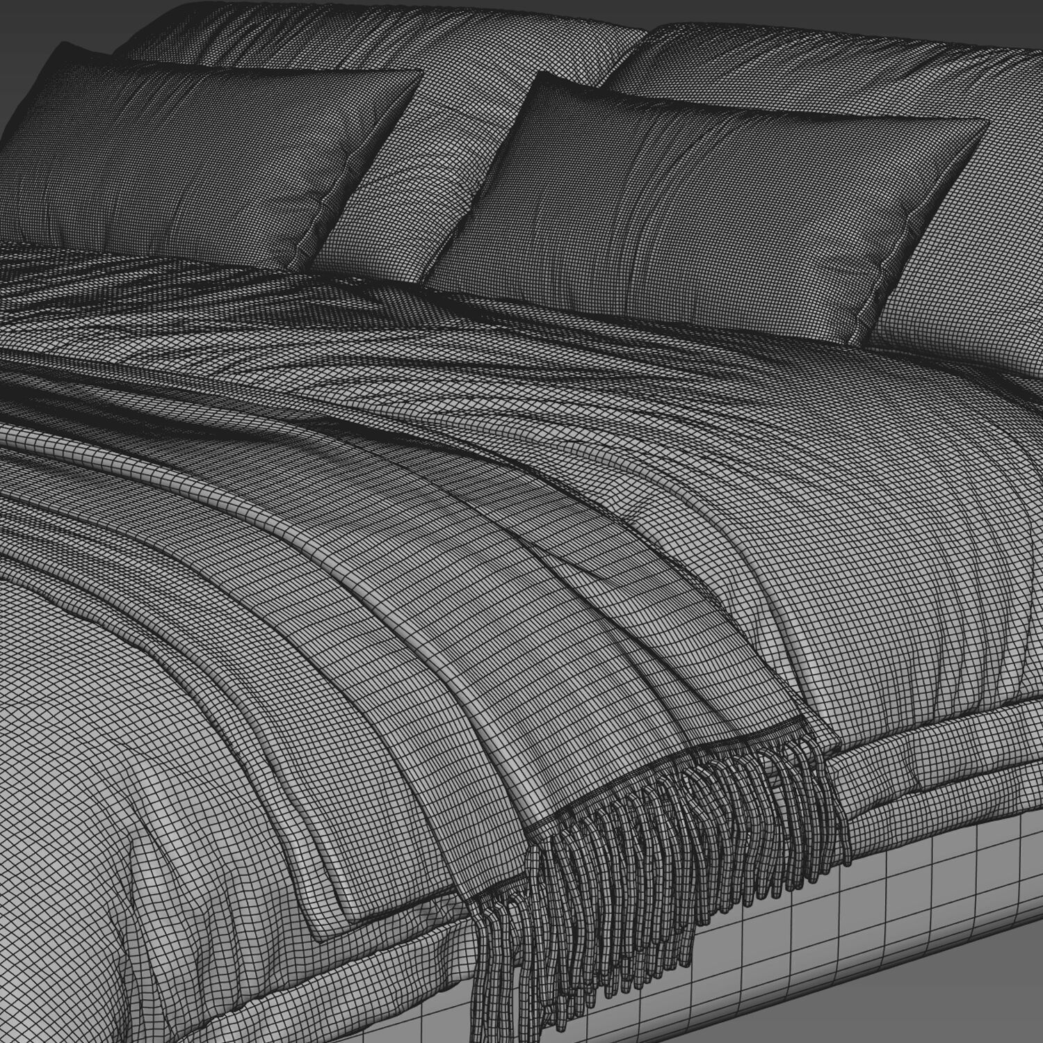Bed Colection 04 - 10 Items 3D model_31