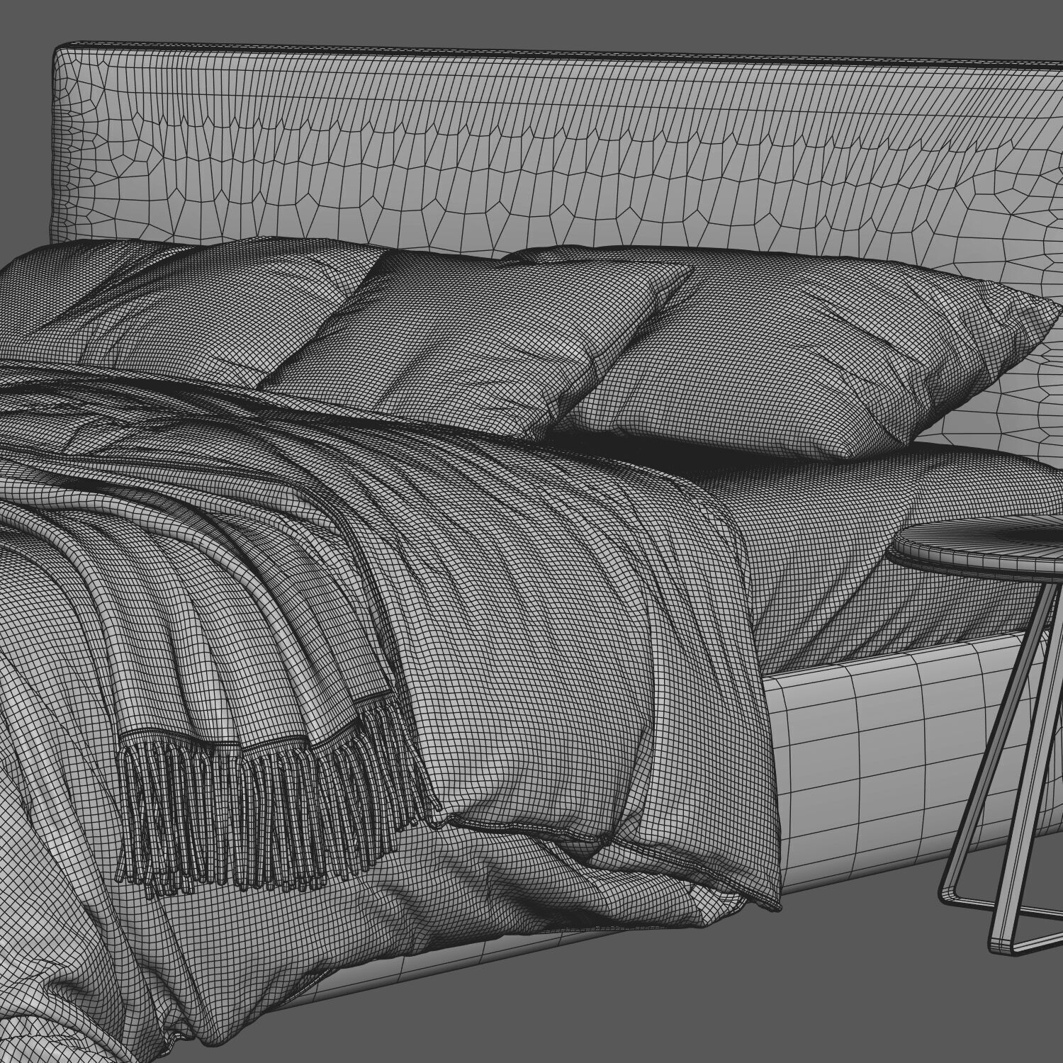 Bed Colection 04 - 10 Items 3D model_40