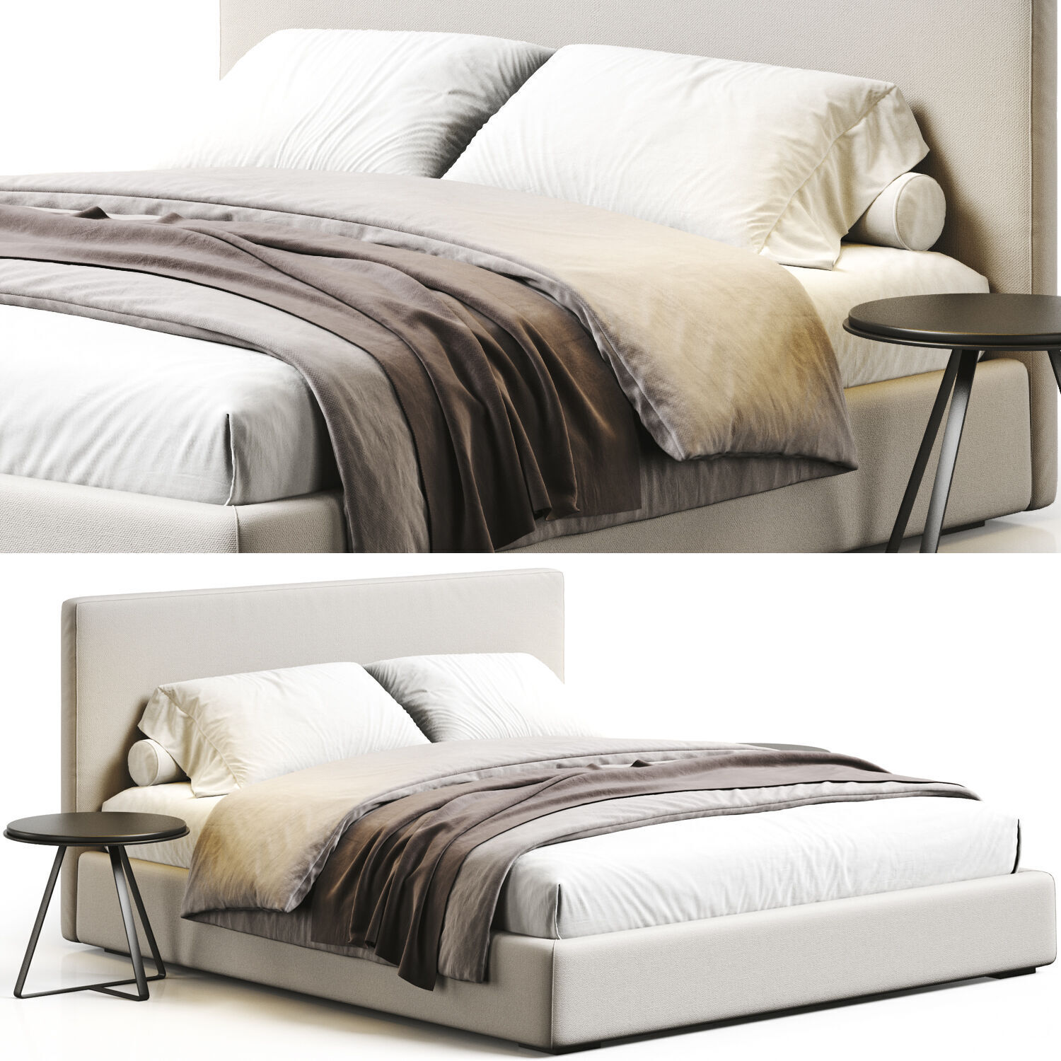 Bed Colection 04 - 10 Items 3D model_19