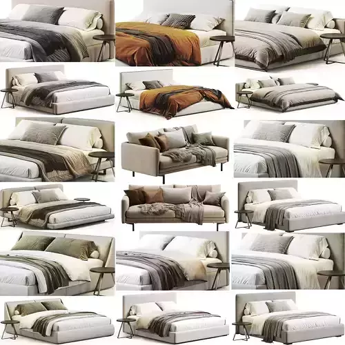 Bed Colection 04 - 10 Items
