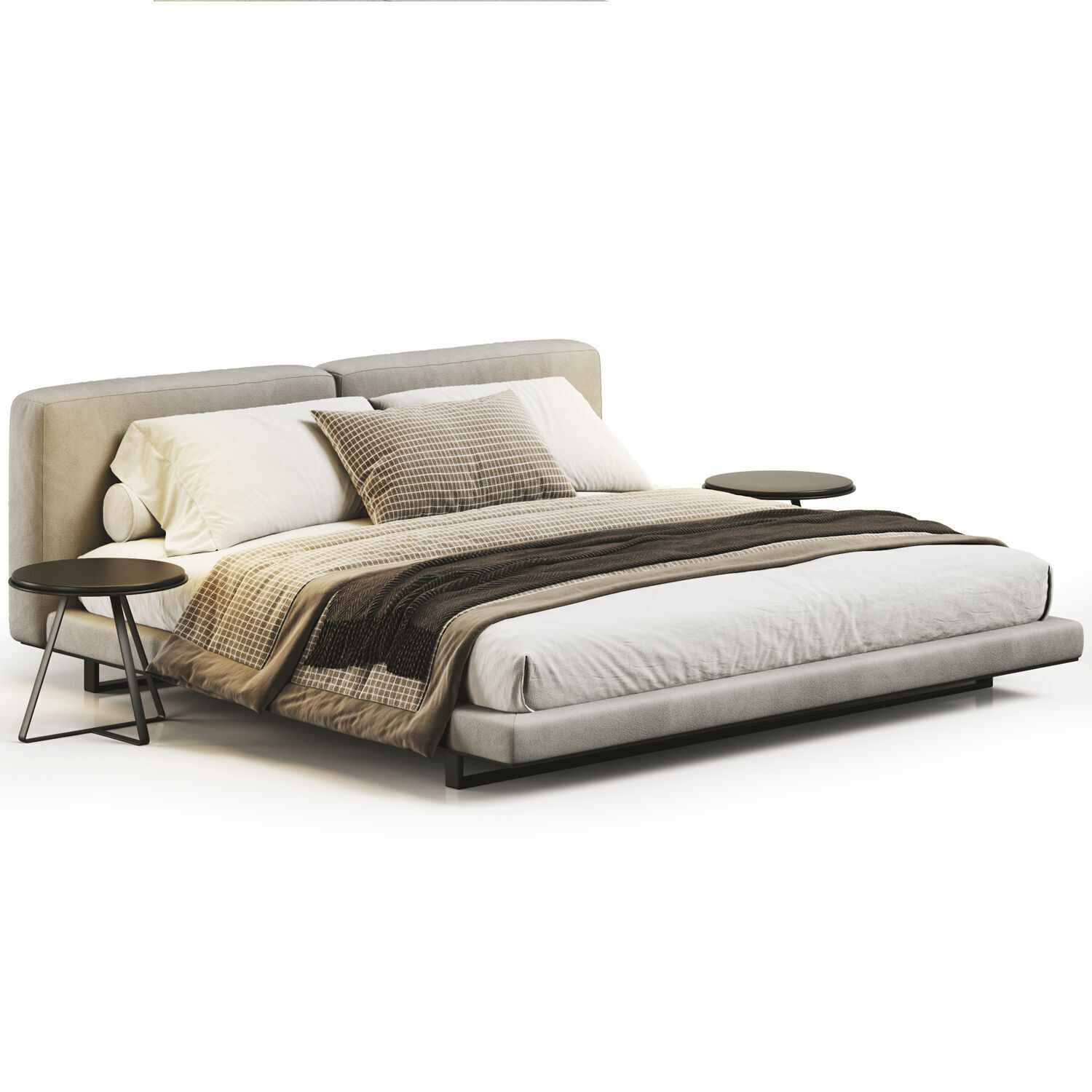 Bed Colection 04 - 10 Items 3D model_2