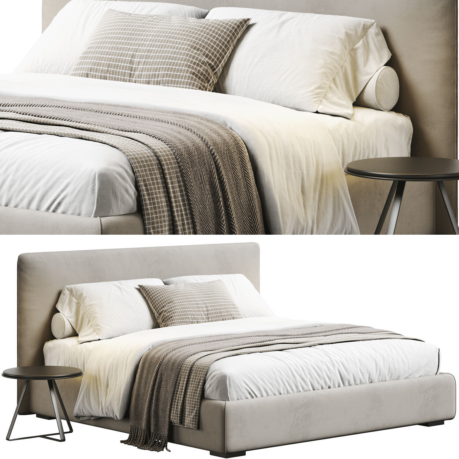 Bed Colection 04 - 10 Items 3D model_15