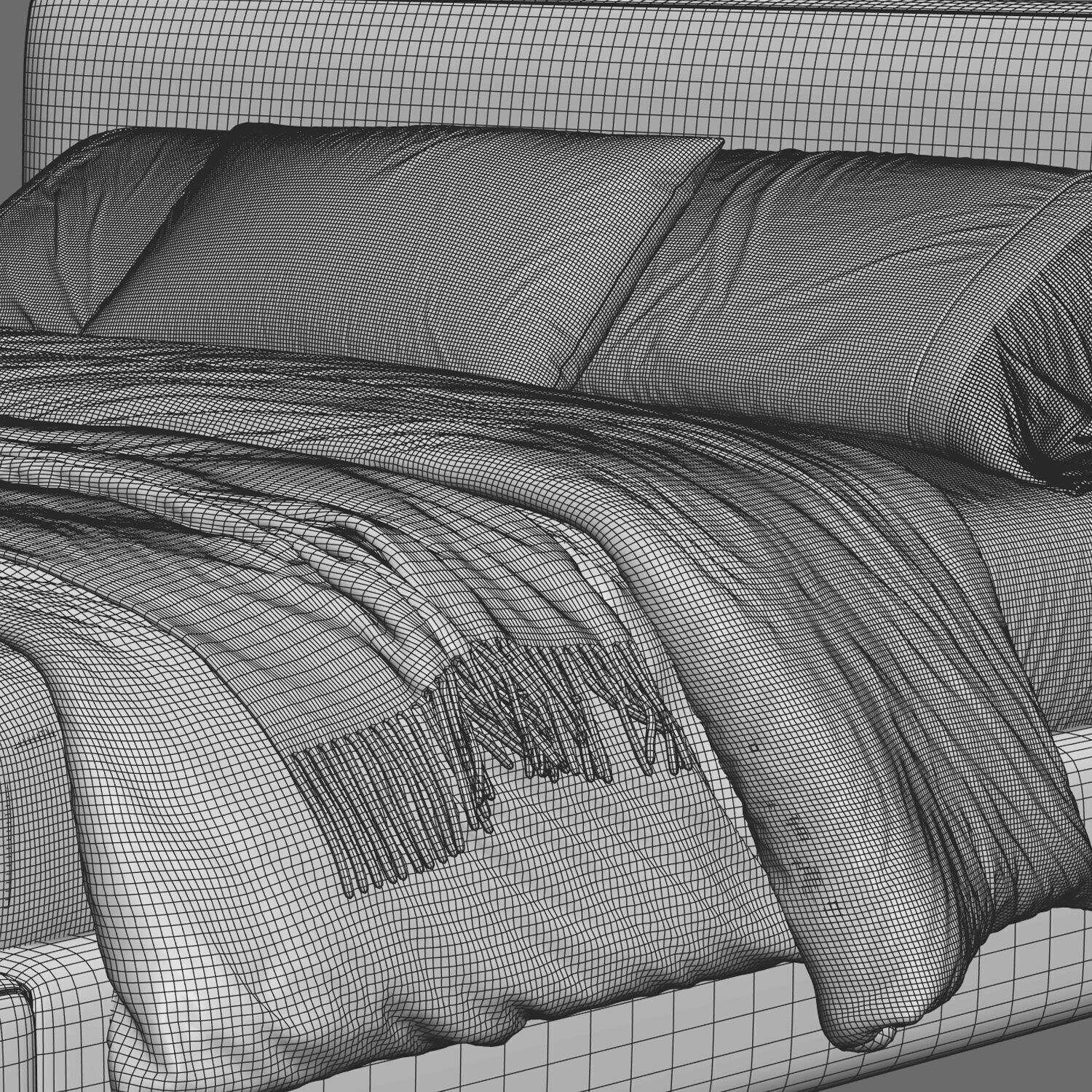 Bed Colection 04 - 10 Items 3D model_34