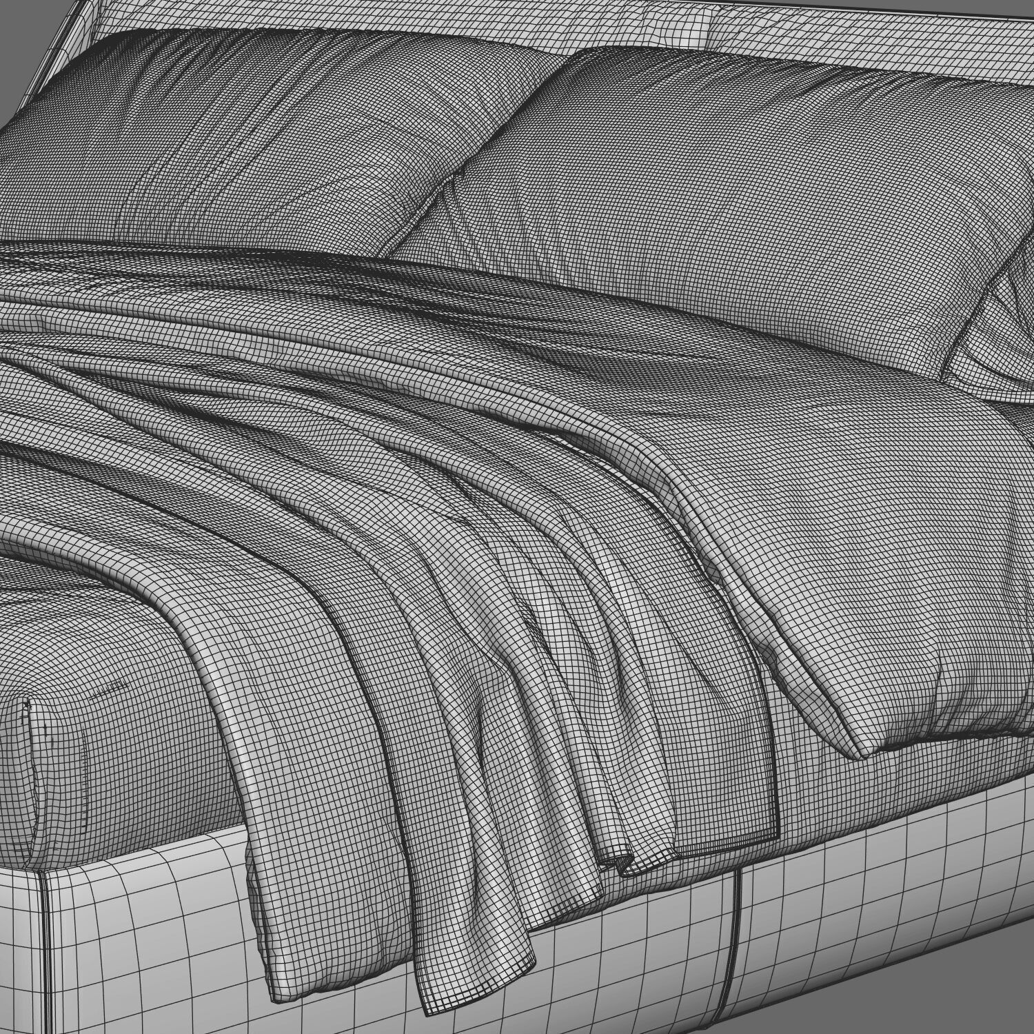 Bed Colection 04 - 10 Items 3D model_8