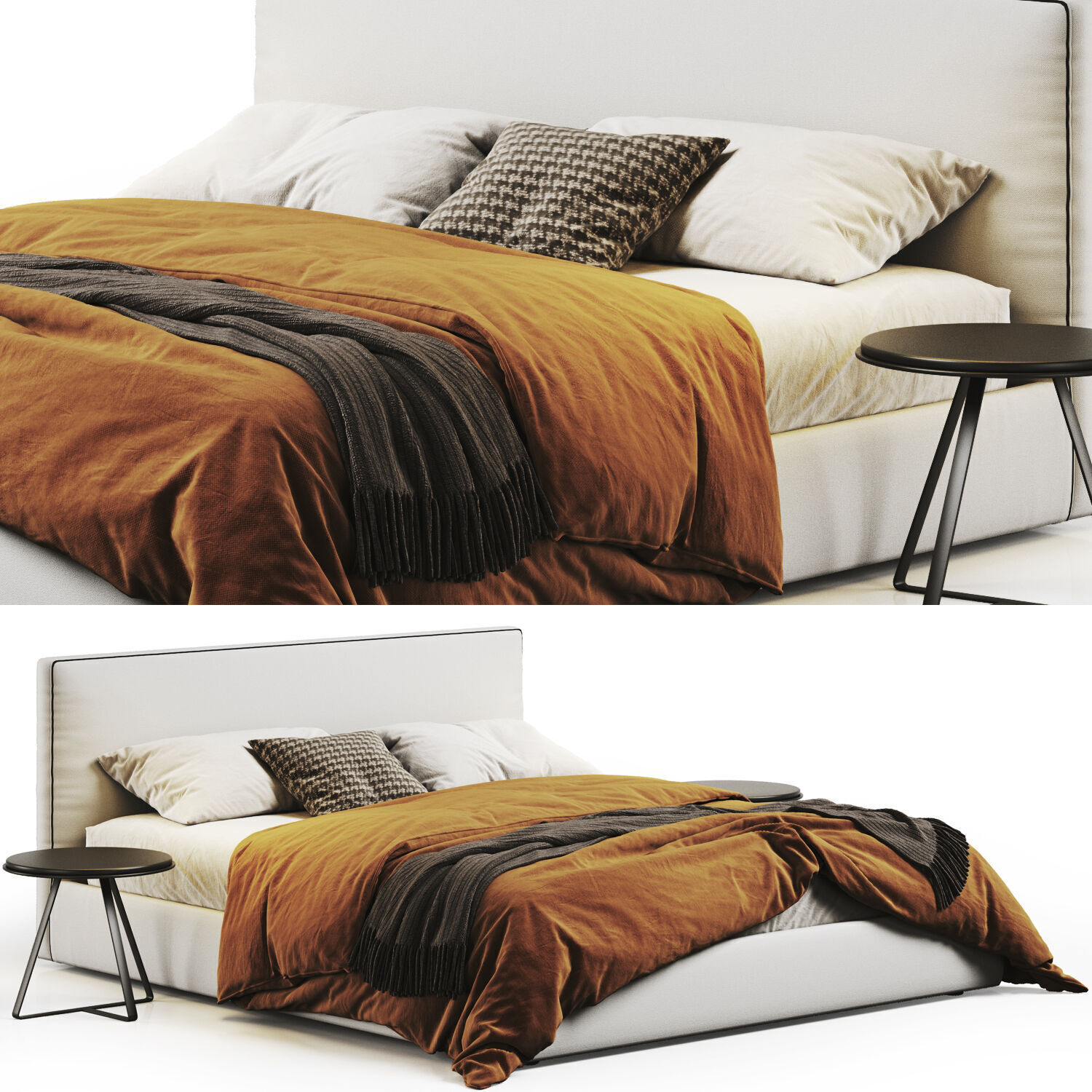 Bed Colection 04 - 10 Items 3D model_37