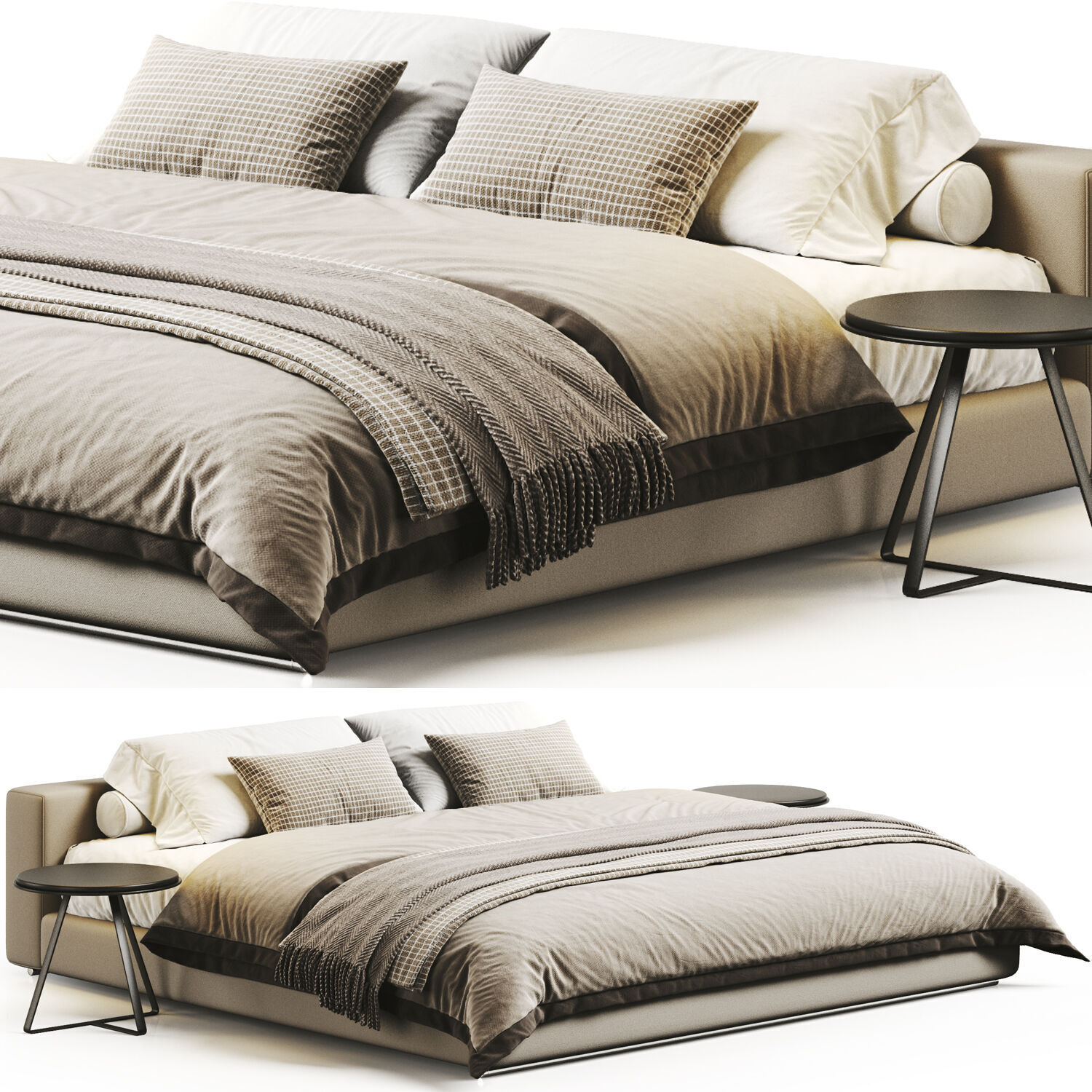 Bed Colection 04 - 10 Items 3D model_28
