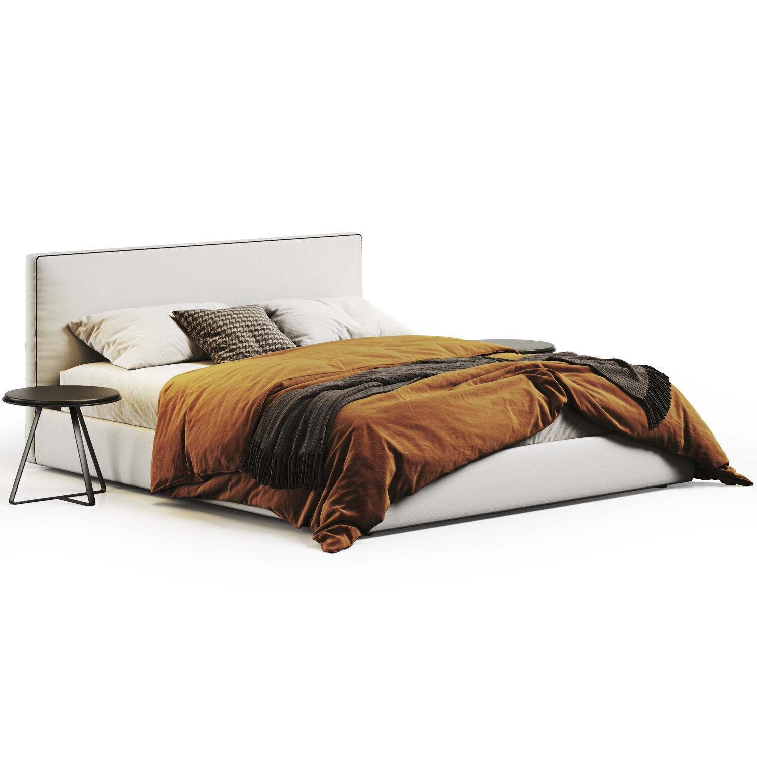 Bed Colection 04 - 10 Items 3D model_38