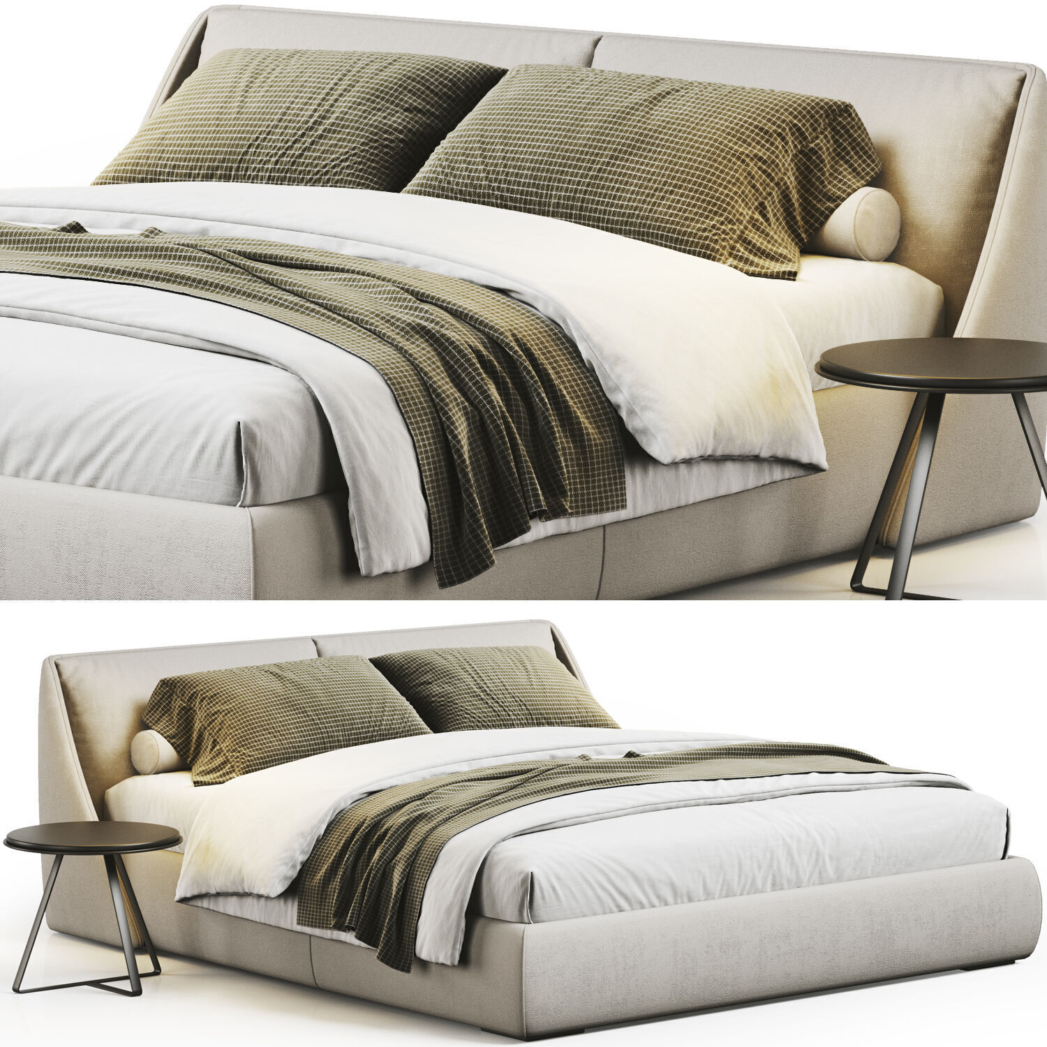 Bed Colection 04 - 10 Items 3D model_5