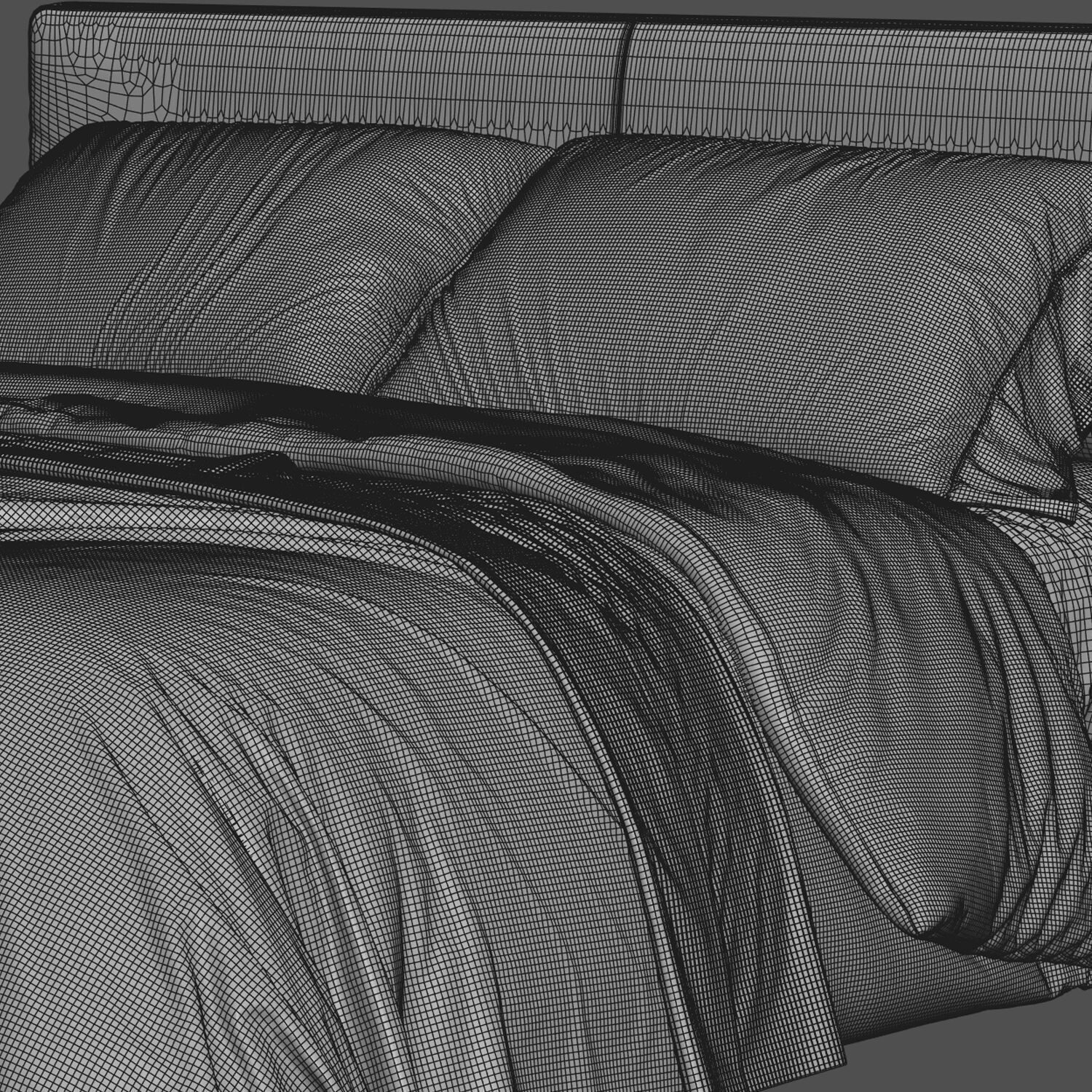 Bed Colection 04 - 10 Items 3D model_36