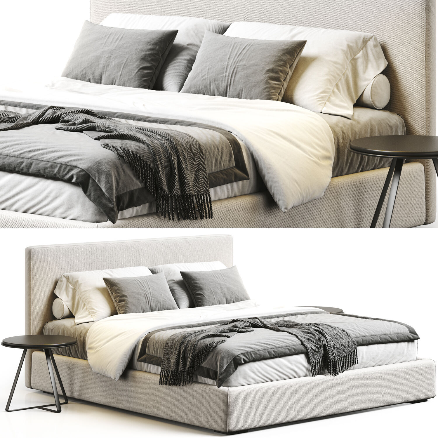 Bed Colection 04 - 10 Items 3D model_24