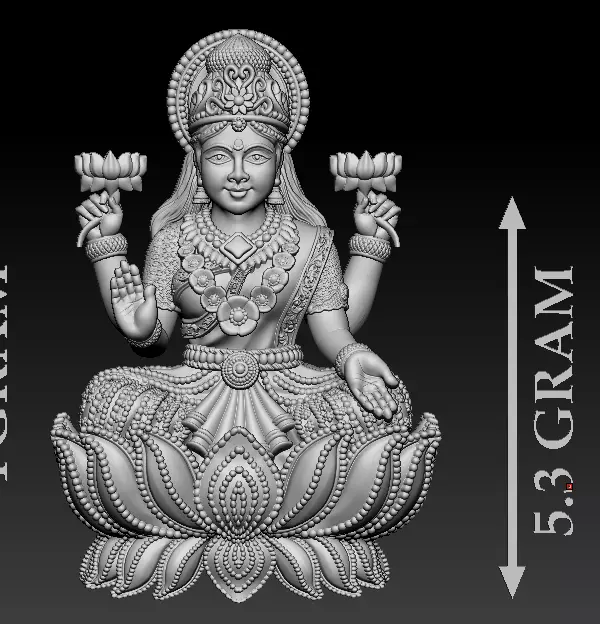 Laxmi Mata 3D print model 3D print model