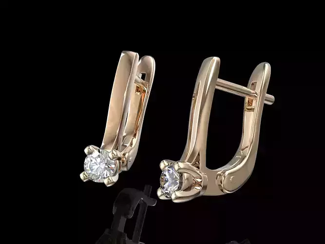 Earrings 0202 3D print model