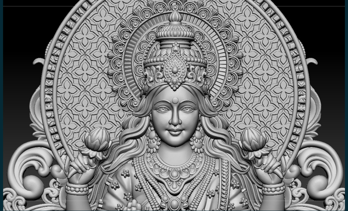 Laxmi Mata 3D print model 3D print model 3D print model_3