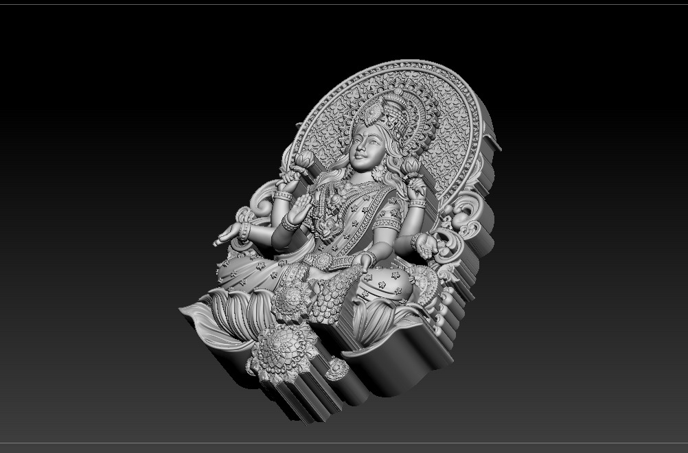 Laxmi Mata 3D print model 3D print model 3D print model_19