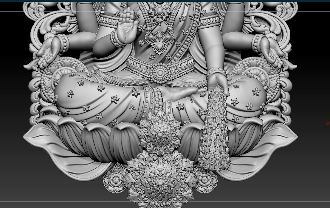 Laxmi Mata 3D print model 3D print model 3D print model_7