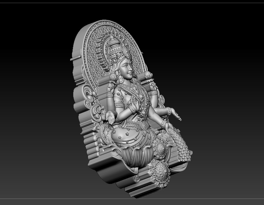Laxmi Mata 3D print model 3D print model 3D print model_21
